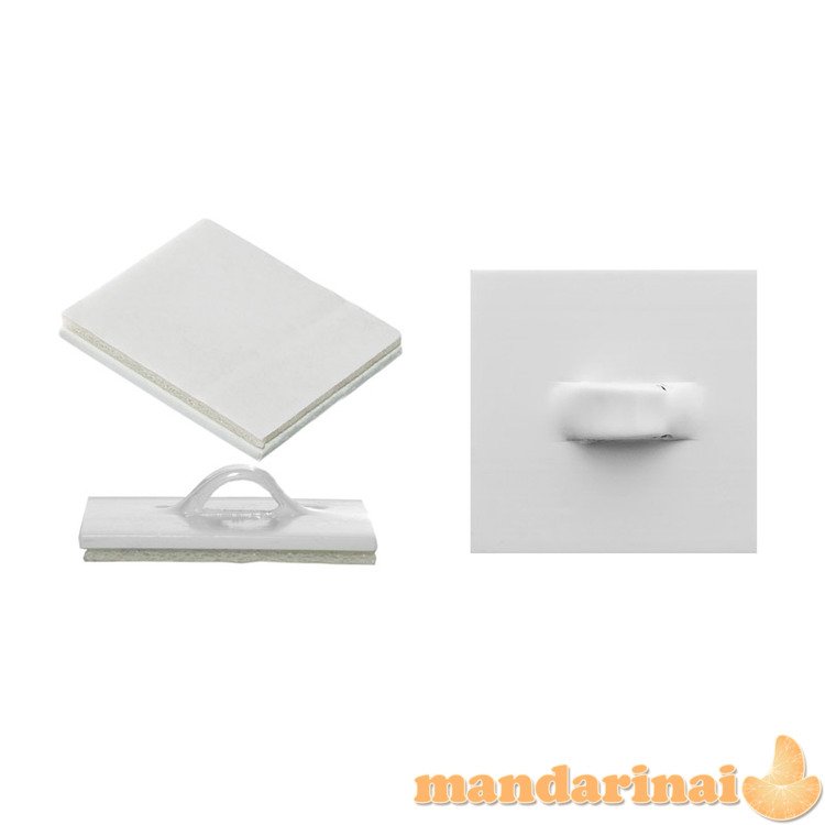 Self-adhesive holder with an eyelet, maximum load 0.5kg (1 pkt / 100 pc.)