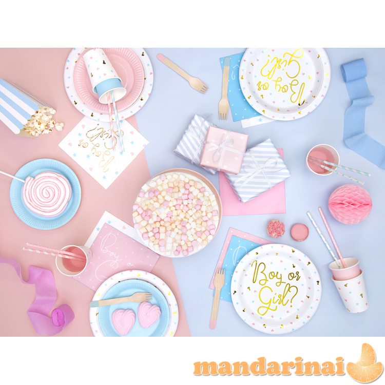 Napkins, 3 layers, light pink, 33x33cm (1 pkt / 20 pc.) 2