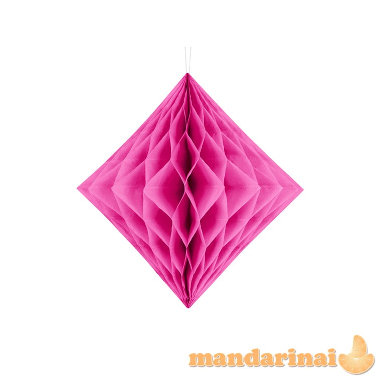 Honeycomb Diamond, dark pink, 30cm