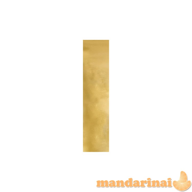 Mirror letter   I  , gold, 15x60 cm