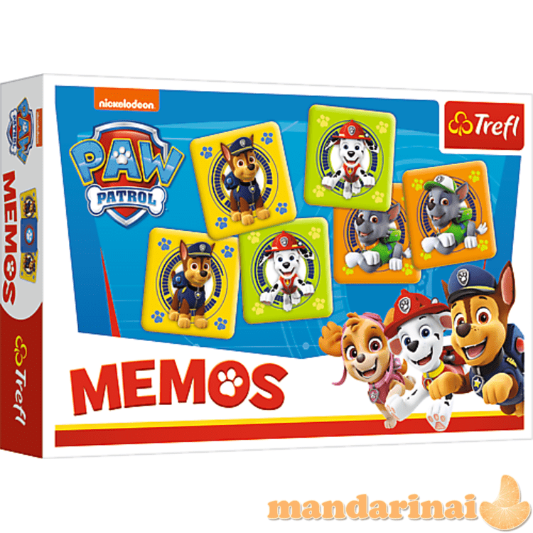 TREFL PAW PATROL Žaidimas Memo „Šuniukas-patrulis“