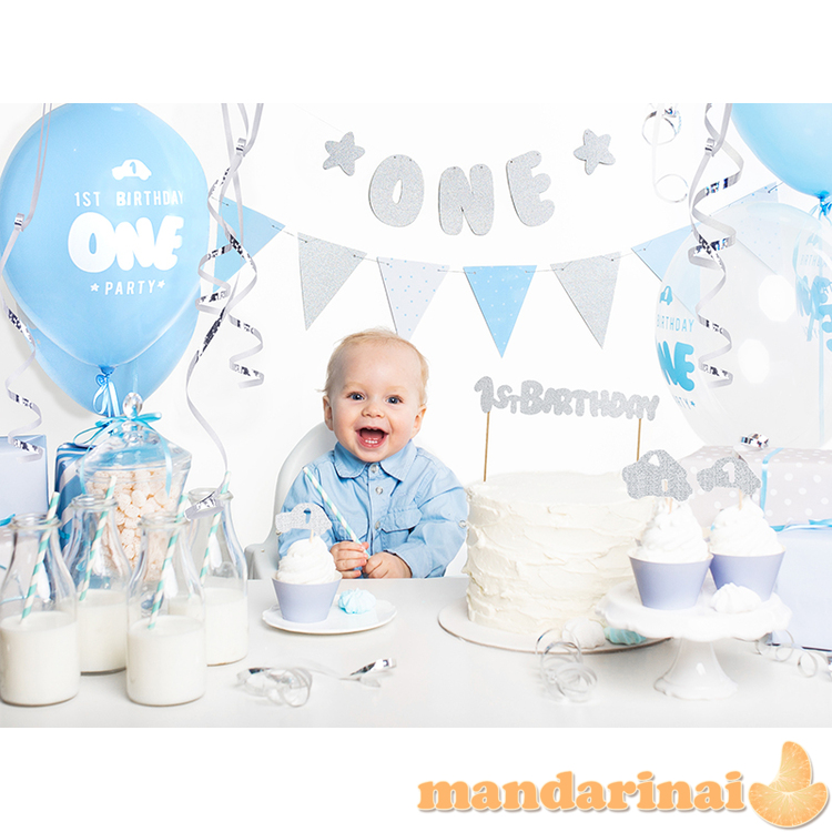 Garland 1st Birthday - Flags, 1.3m 1