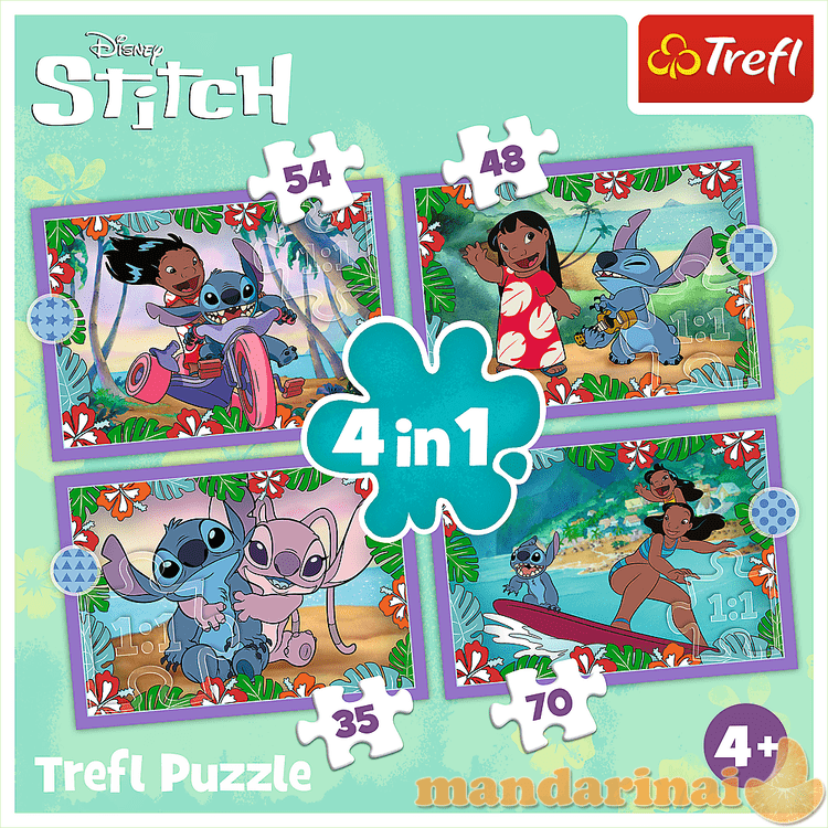 TREFL Puzzle Set 4in1 (35 48 54 70) Lilo&Stitch