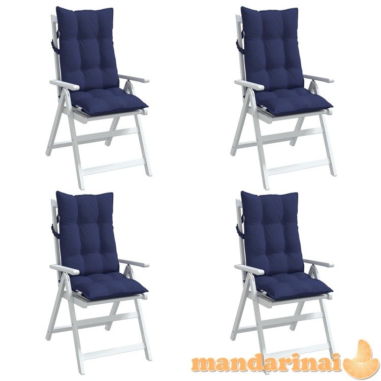 Kėdės pagalvėlės, 4vnt., tamsiai mėlynos, oksfordo audinys