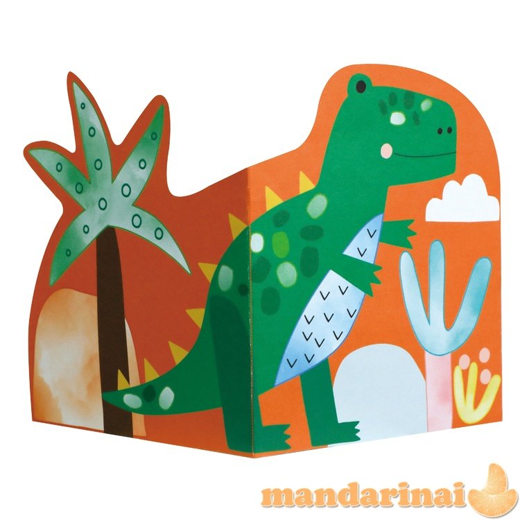 AVENIR Tapyba akvarele ir origami: Dinozaurai