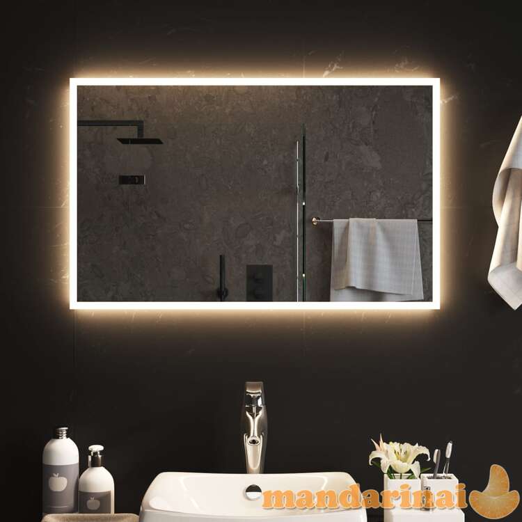 Vonios kambario led veidrodis, 80x50cm