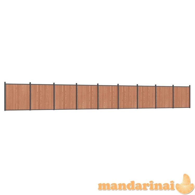 Tvoros segmentas, rudos spalvos, 1564x186cm, wpc