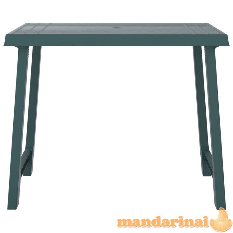 Stovyklavimo stalas, žalias, 79x56x64cm, pp, medienos imitacija