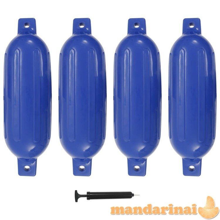 Valties bortų apsaugos, 4vnt., mėlynos spalvos, 58,5x16,5cm, pvc