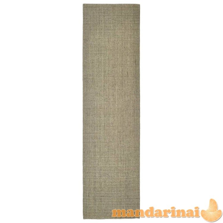 Sizalio kilimėlis draskymo stulpui, taupe spalvos, 66x250cm