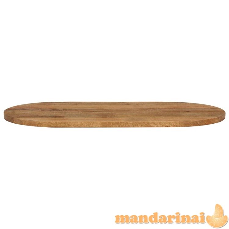 Stalviršis, 110x50x3,8cm, mango medienos masyvas, ovalo formos