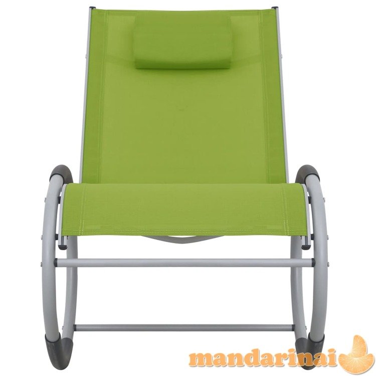 Supama lauko kėdė, žalios spalvos, tekstilenas