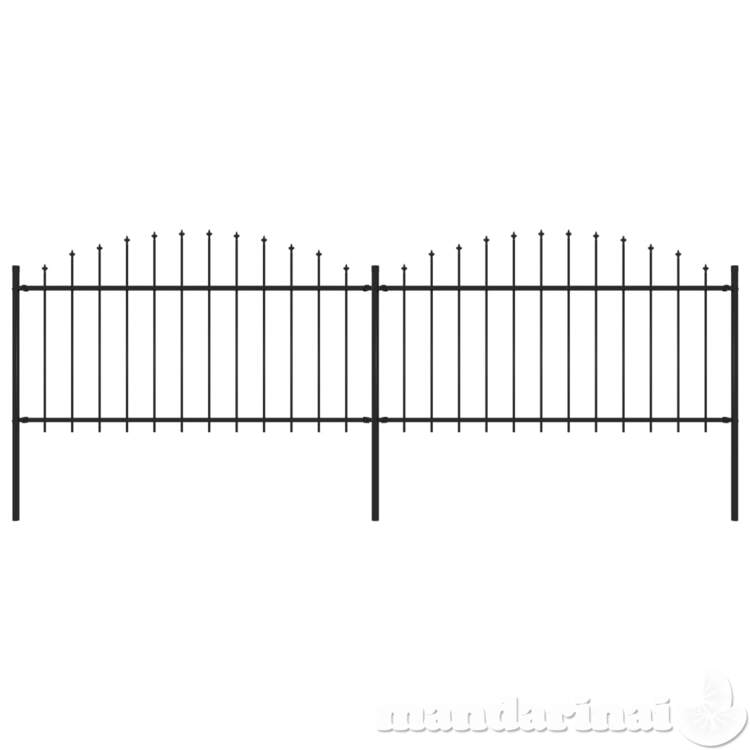Sodo tvora su iečių viršug., juoda, (1,25-1,5)x3,4m, plienas