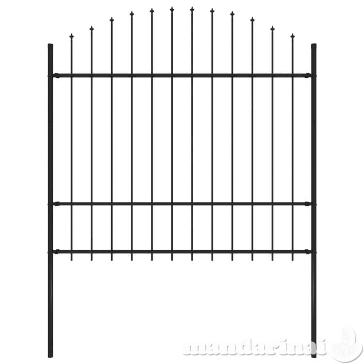 Lauko tvora su iečių viršug., juoda, (1,5-1,75)x1,7m, plienas