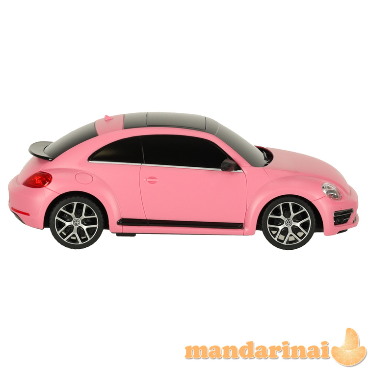 RC automobilis 1:24 Volkswagen Beetle-UV rožinė 2