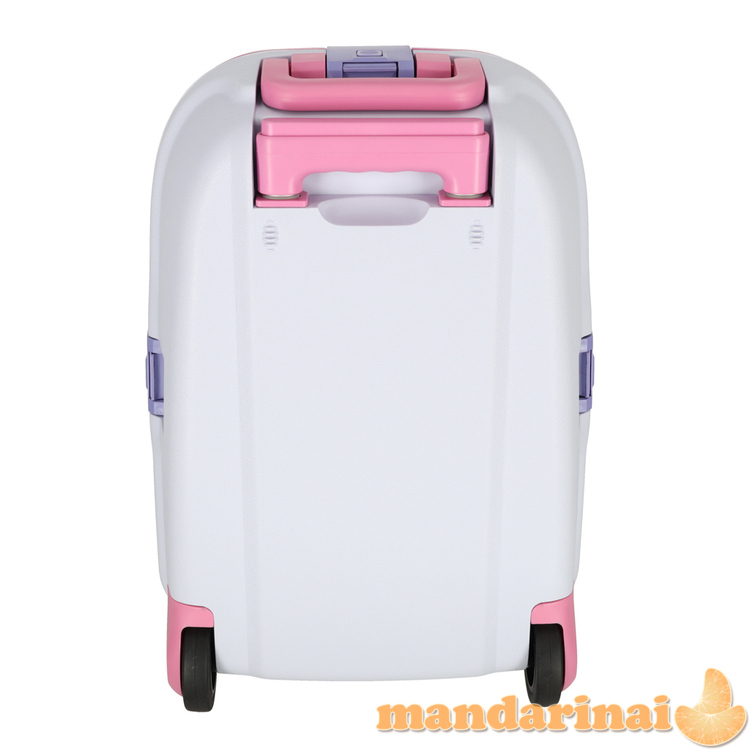 Vaikiškas kelioninis lagaminas ant ratų rausvos spalvos 2