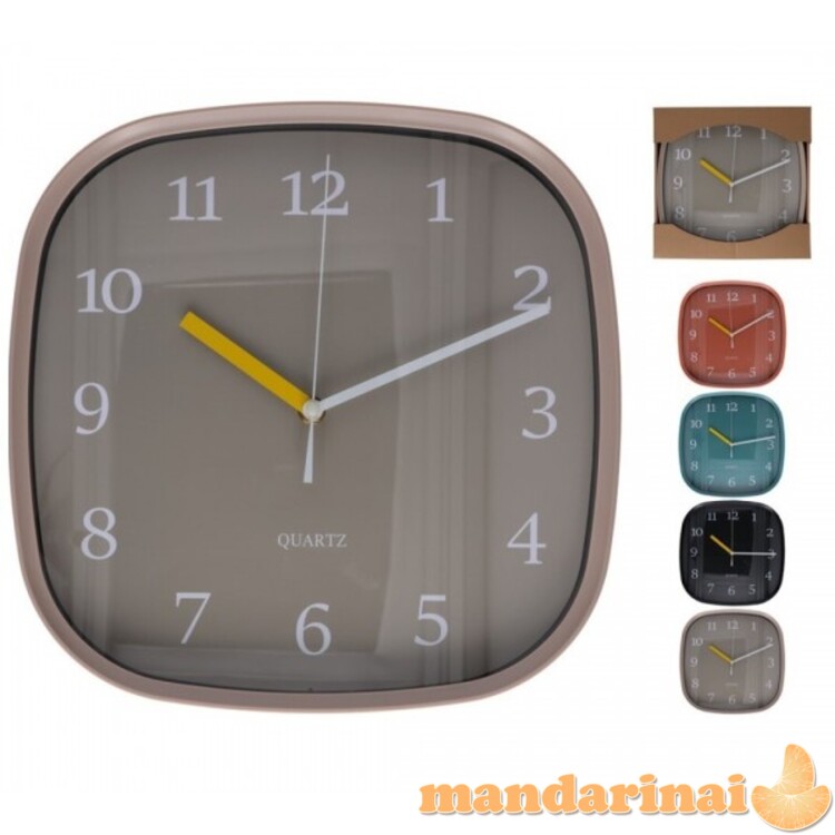 Laikrodis plast. sieninis 29*29cm DRIVE