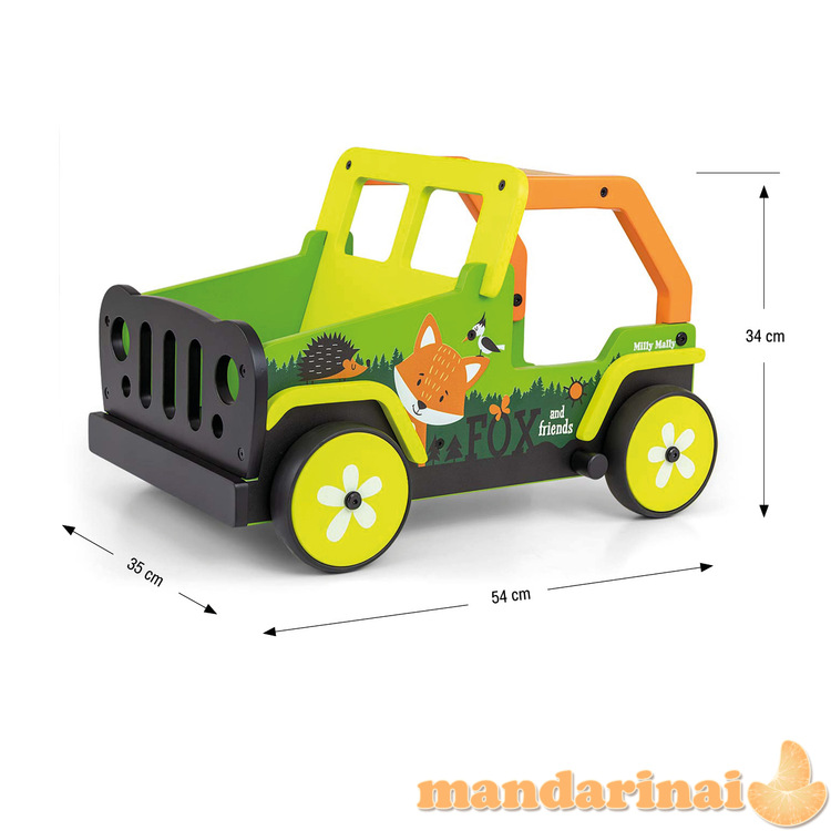 Explorer Fox and Friends Walker-Pusher žaislas vaikams