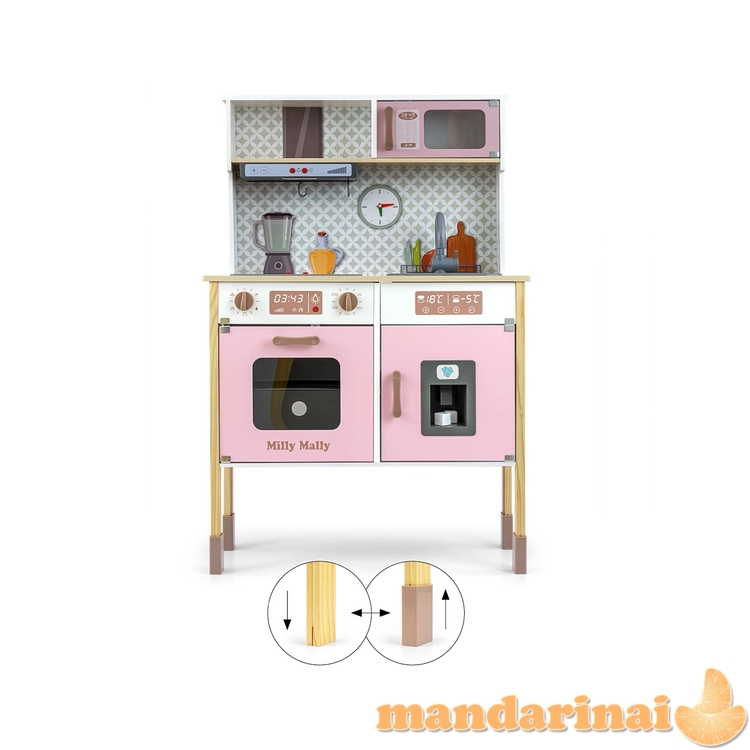 Bjorn medinė virtuvė - Rožinė