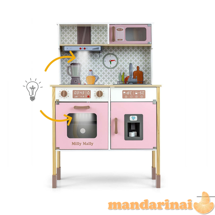 Bjorn medinė virtuvė - Rožinė