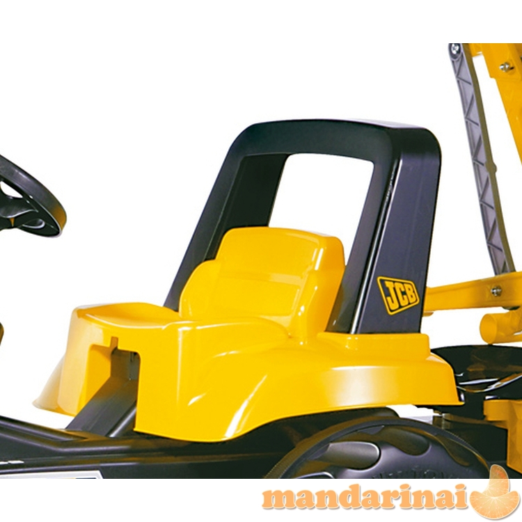 Rolly Toys 812004 Rolly Junior JCB traktorius su kaušu ir priekaba