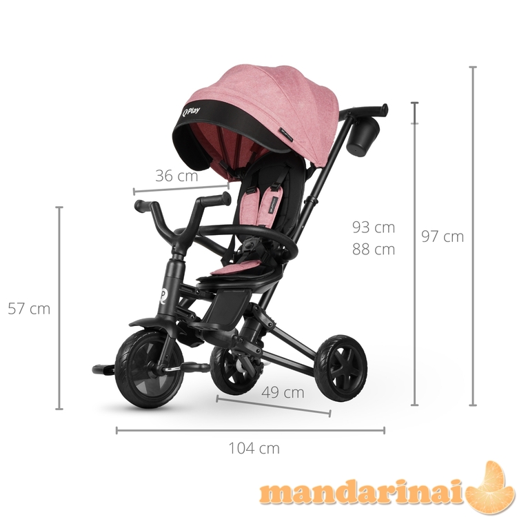 Qplay triratis Nova Niello Pink