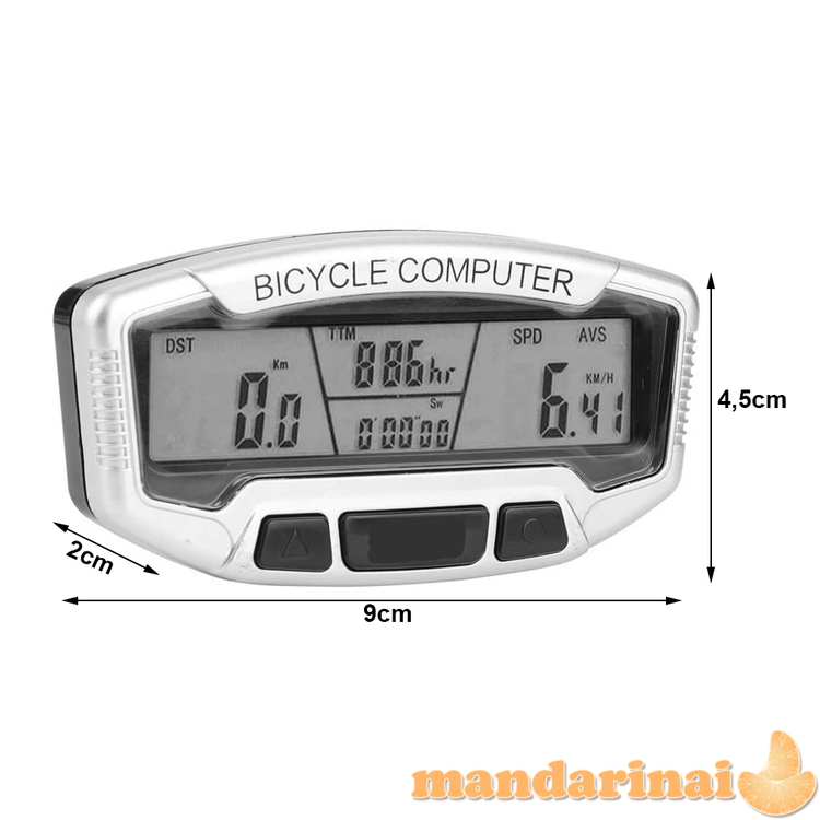 DAUGIAFUNKCINIS SPIDOMETRAS -KOMPIUTERIS  DVIRAČIUI