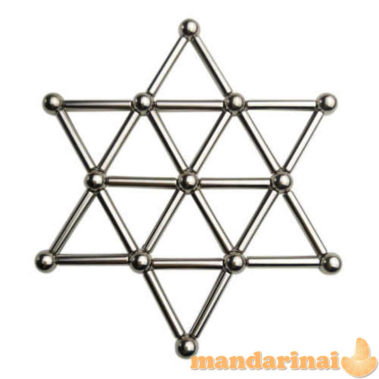 Magnetinių lazdelių ir rutuliukų rinkinys