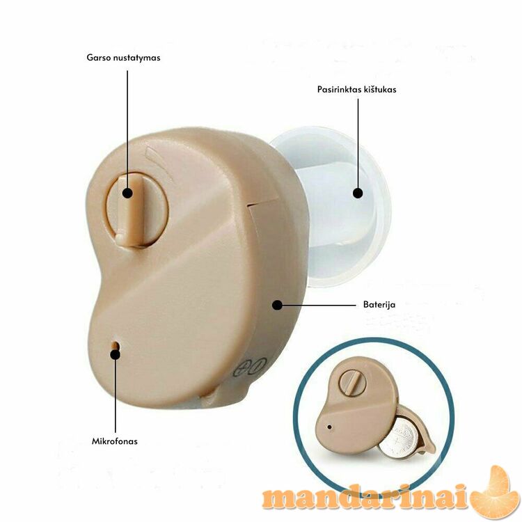 Klausos aparatas 2 ausims