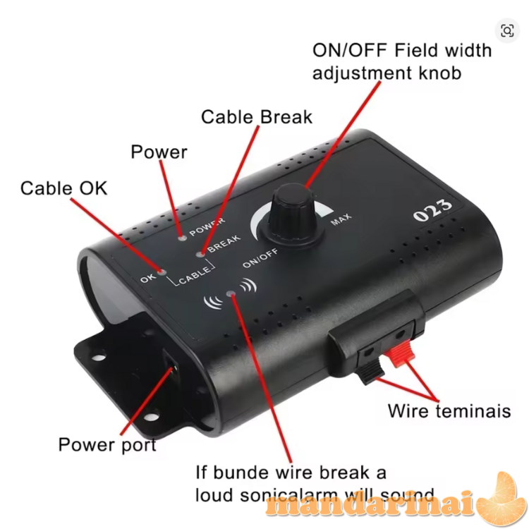 Elektrinė naminių gyvūnų tvoros sistema