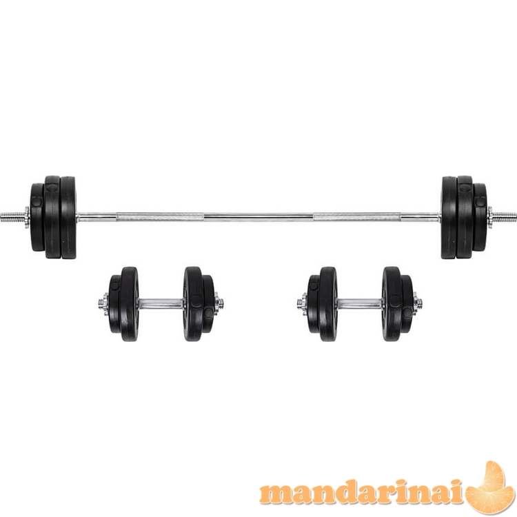 Keičiamo svorio hantelių ir štangos rinkinys inSPORTline BS08 3–50 kg