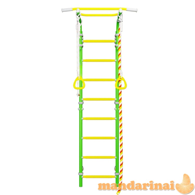 Sporto kompleksas (gimnastikos sienelė) SANRO TOPLINE žalia-geltona, 225x49cm
