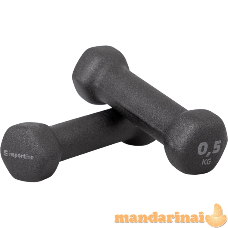 Neopreniniai hanteliai inSPORTline ON-X Renbell 2 x 0,5 kg
