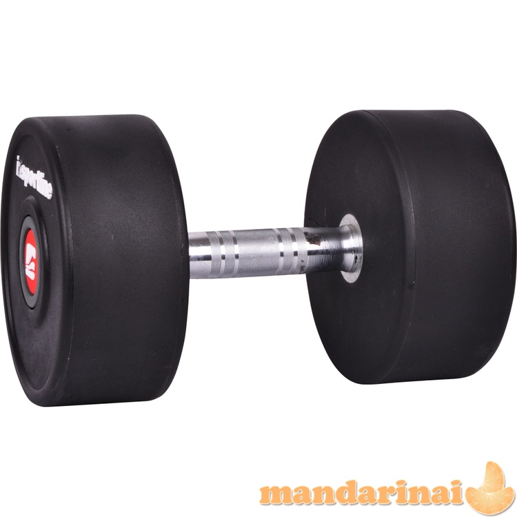 Gumuotas hantelis inSPORTline PRO 22kg
