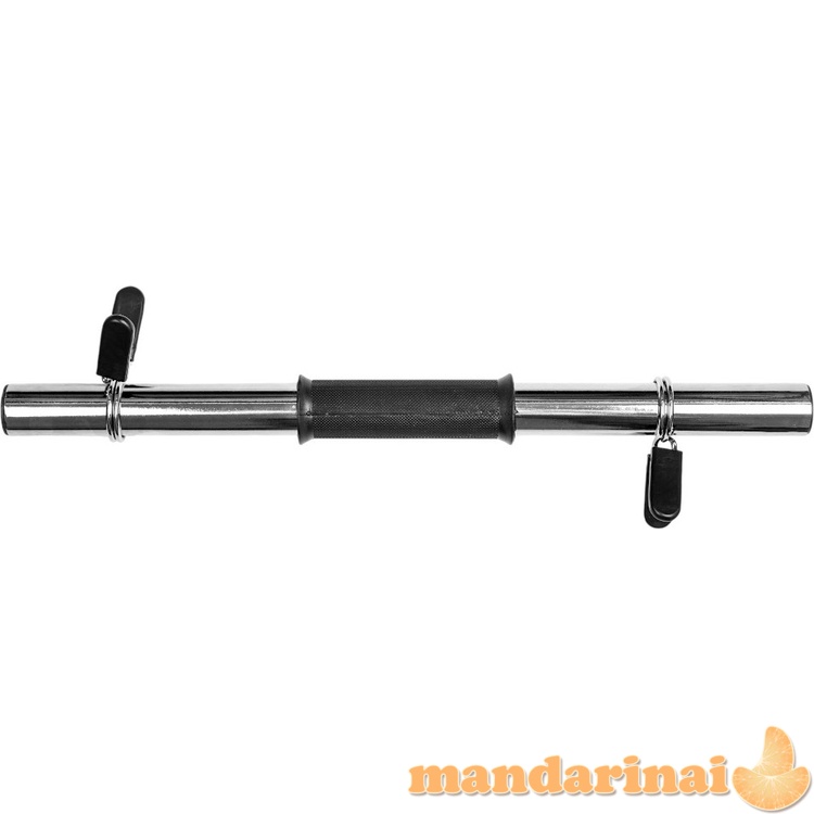 Tu&scaron;čiaviduris hantelio grifas inSPORTline Onepump 45 cm / 30 mm su fiksatoriais, be sriegio