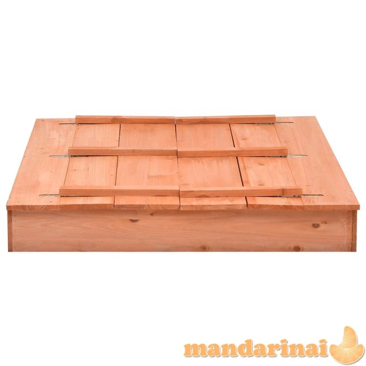 Smėlio dėžė, 95x90x15cm, eglės mediena