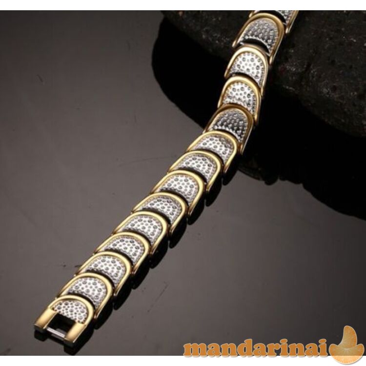 Magnetinė apyrankė su germanio intarpais