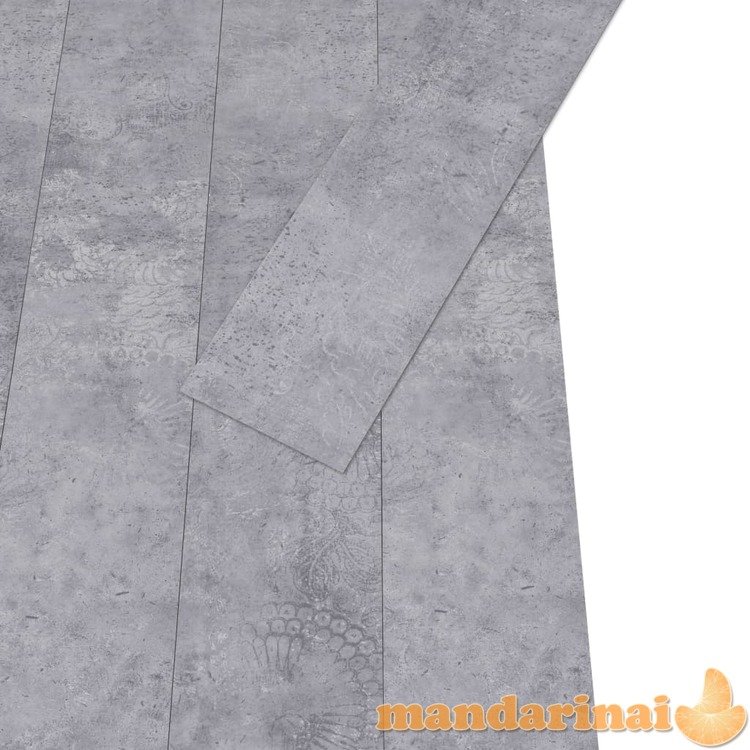 Grindų plokštės, betono pilkos, pvc, 5,26m², 2mm, nelipnios