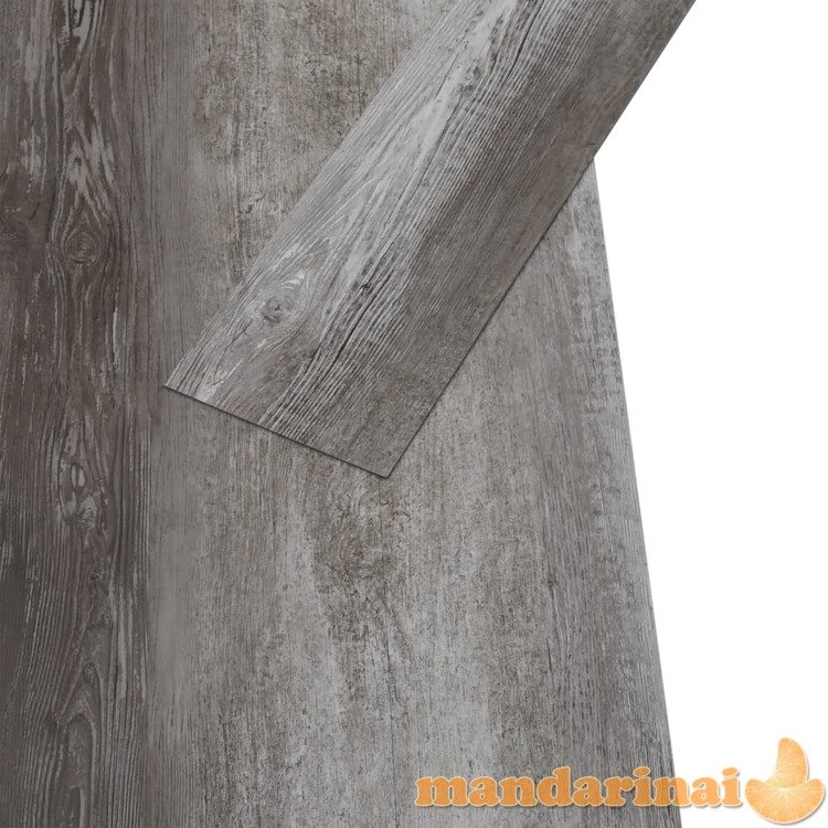 Grindų plokštės, medienos, pvc, 4,46m², 3mm, dryžuotos