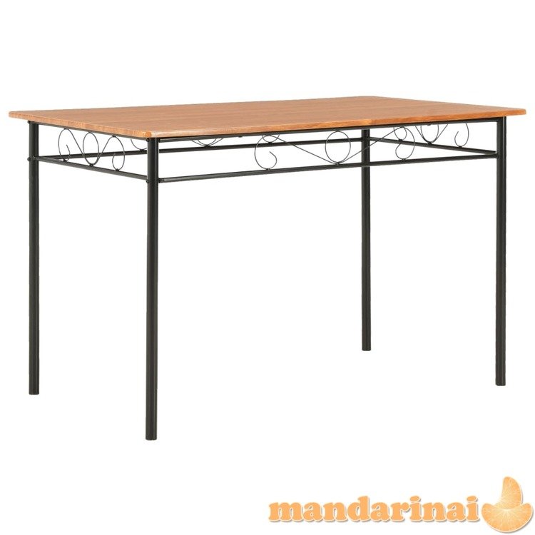 Valgomojo stalas, rudos spalvos, 120x70x75cm, mdf