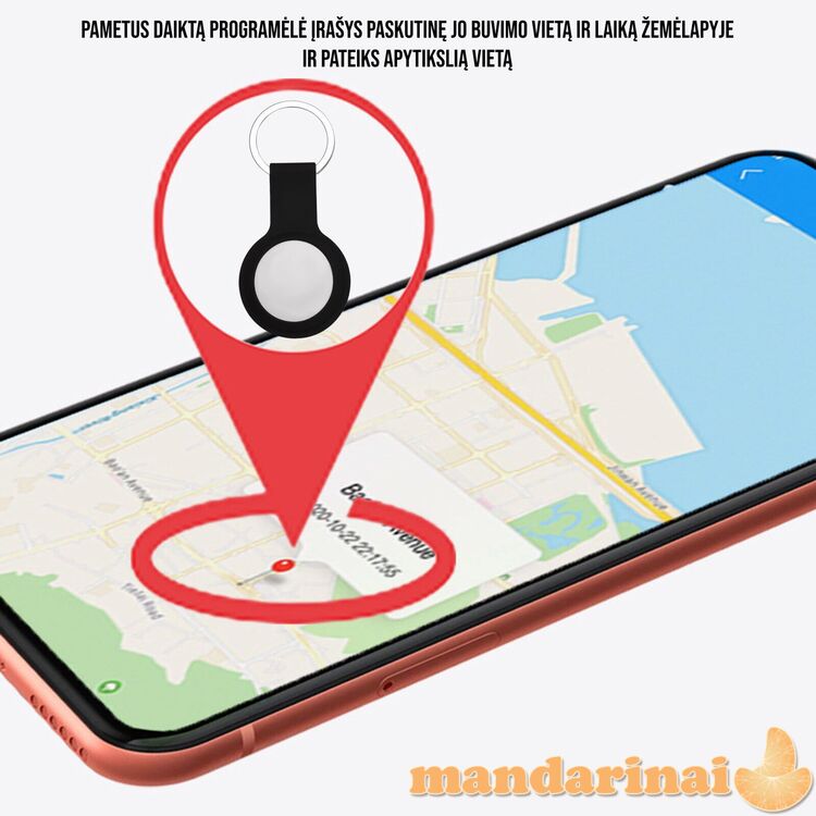 Stilingas Bluetooth raktų ieškiklis-pakabukas