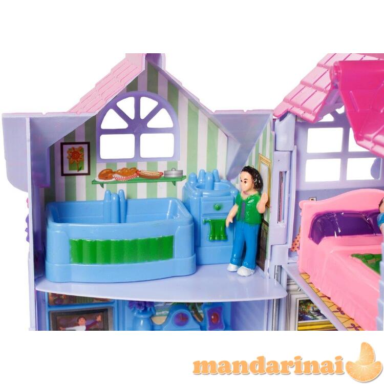 Lėlių namelis sulankstoma vila