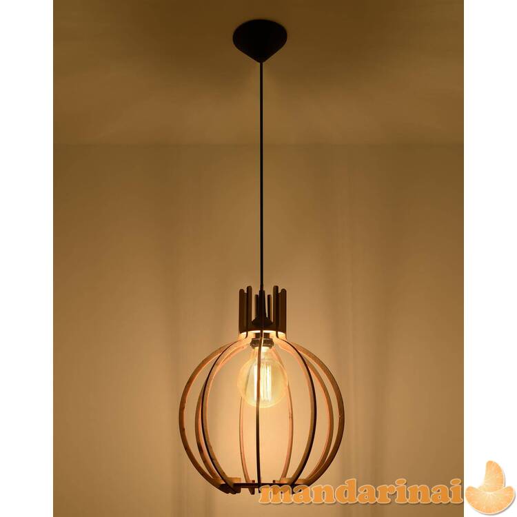 Pakabinama lempa arancia natūrali mediena