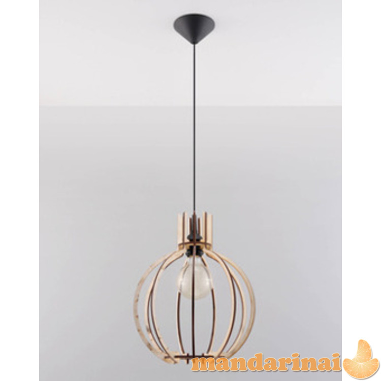 Pakabinama lempa arancia natūrali mediena