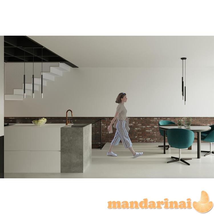 Pakabinama lempa Mozaica 1 juoda/chromu 6