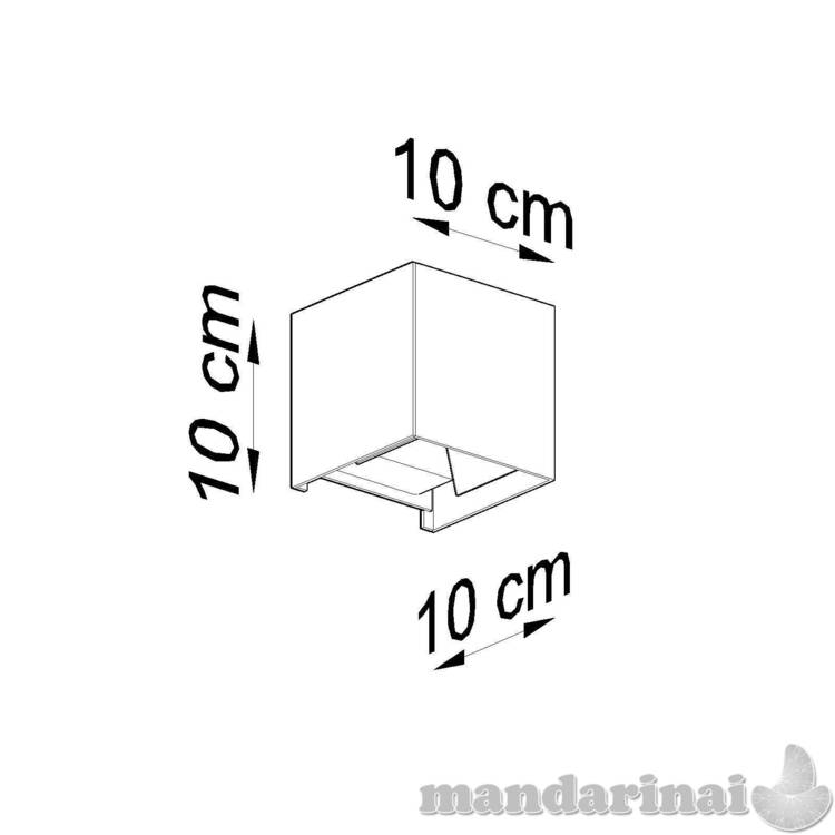 Sieninis šviestuvas Luca White LED IP54