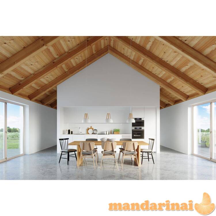 Pakabinama lemputė kasko balta/natūrali mediena