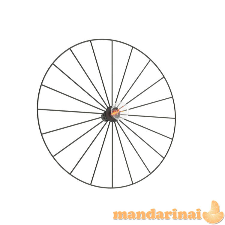 Sieninė lemputė / Lubinis šviestuvas „Sirkel 45 Black“ 1