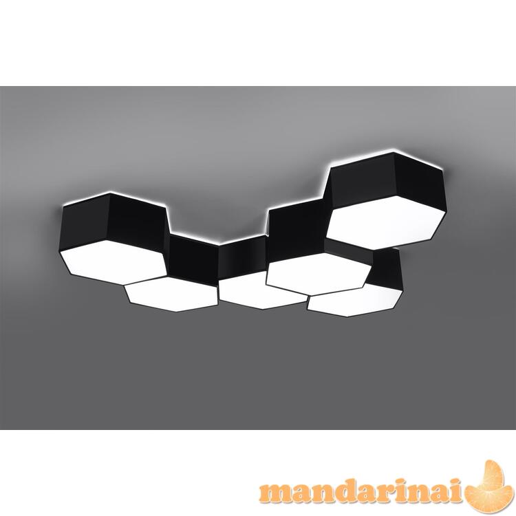 Lubinis šviestuvas saulėtekis 13 juodas 5