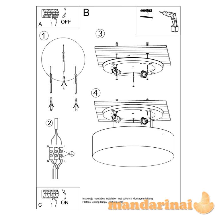 „Šviestuvas“ arena 45 balta 4